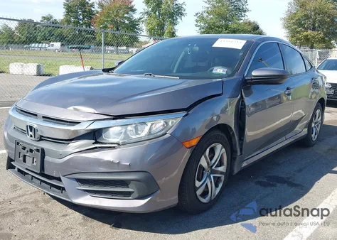 2017 Honda Civic Lx из США, поврежденный, VIN 19XFC2F58HE069392